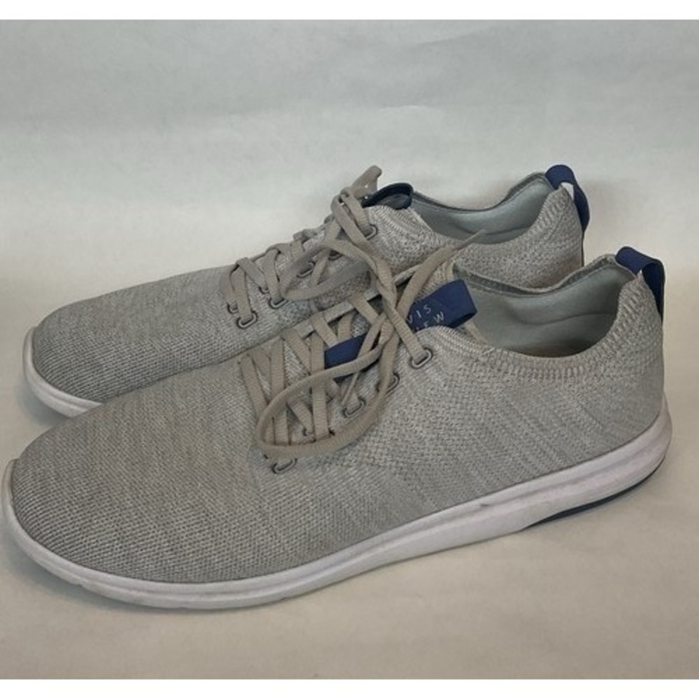 Travis Mathew The Daily Lite Heather Gray/White/Blue Sneakers Men 10.5 Vietnam